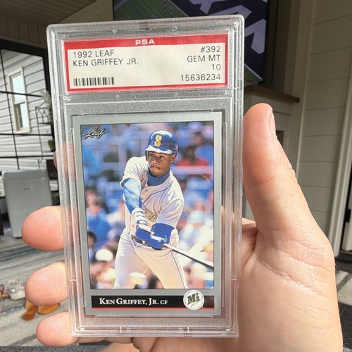 Leaf 1992 ken griffey - jr., #392